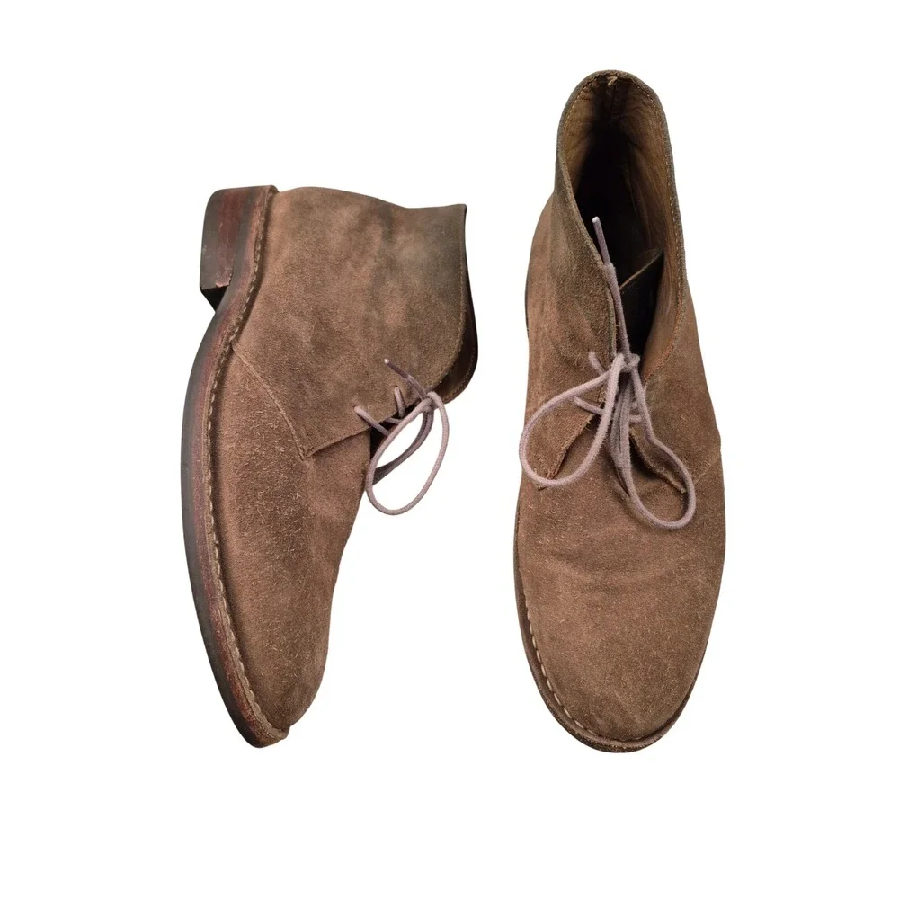Thursday Boot Co Scout Chukka Tan Brown Suede Lace Up Desert Boots Mens Sz 7